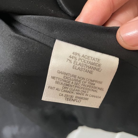 Teenflo black striped suit jacket blazer - Picture 4 of 4